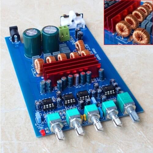 K.GUSS TPA3116D2 NE5532 * 4 2.1 HIFI AUDIO Digital Amplifier Board 50W * 2 + 100W / Subwoofer DC24V