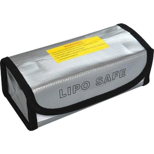 RC LiPo Battery Safety Protect Bag Pouch Safe Guard Charge Sack 185 X 75 X 60 mm,235 X 180 X 65 mm