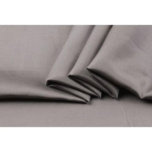 Howmay silk fabric cotton blend 9m/m 55" 140cm 50% silk 50% cotton camel gray 137# for lining or womens dress scarf hijab