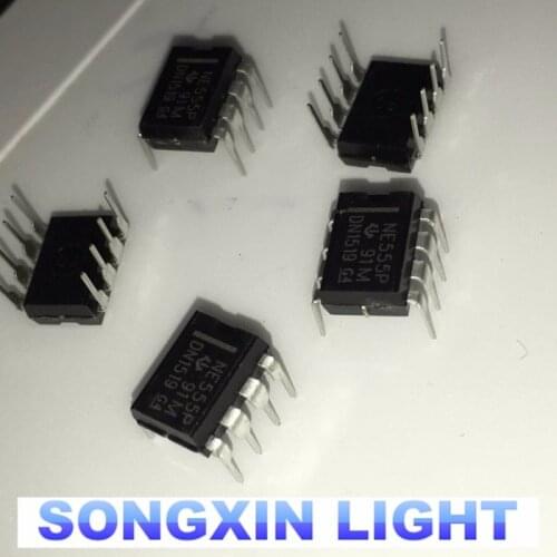 1000PCS XIASONGXIN LIGHT New NE555 NE555P NE555N 555 Timers DIP-8 TEXAS The new quality is very good work 100% of the IC chip