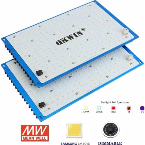 New design QBS Led Grow Light 120W 240W Full Spectrum Samsung LM301D 2.9Umol/J bead DIY with red light