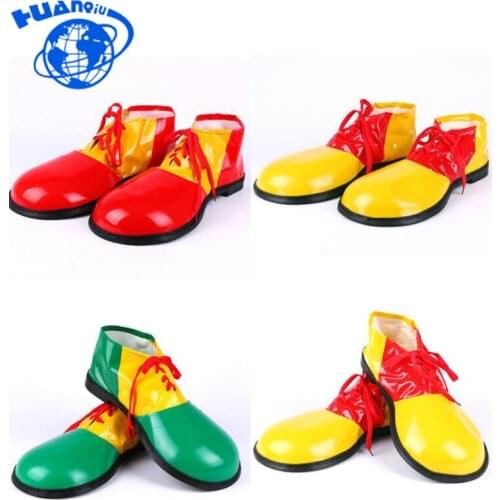 HUANQIU Halloween Supplies Prop Clown Costume With Leather Clown Shoes wyq243