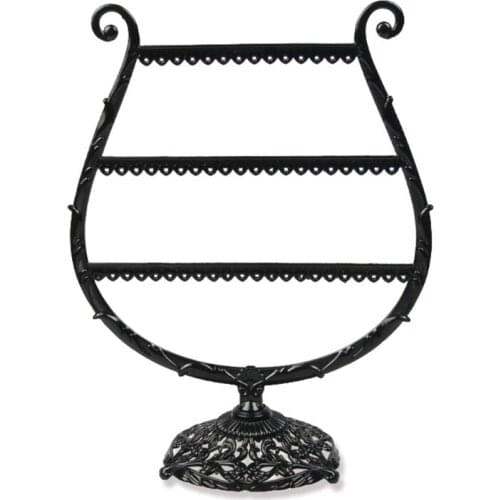 Heart/Wine Cup Shape Earrings Bracelet Storage Shelf Jewelry Display Holder Ear Stud Stand Antler Tree jewelry Organizer