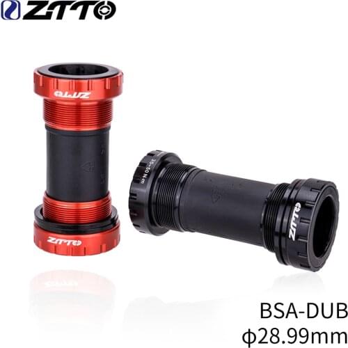 ZTTO Bicycle BSA DUB Bottom Bracket Sealed Bearing BSA Thread 68 73mm BSA68 Shell 28.99mm spline Axis For MTB Road Bike Crank