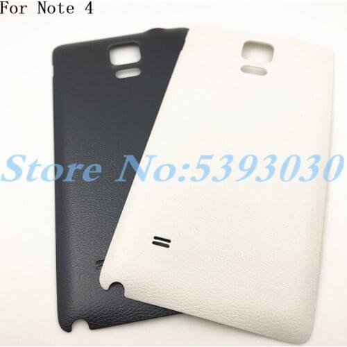 10Pcs/Lot New For Samsung Galaxy Note 4 Back Cover Case Note4 N9100 Battery Rear Door Replacement Parts