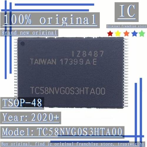 2020+ 100% Brand new original 5PCS-20PCS TC58NVG0S3HTA00 TSOP-48 Memory chip