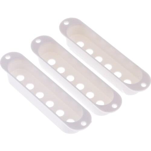 3PCS Guitar Single Coil Pickup Covers for Electric Guitar Spacing 48/50/52mm