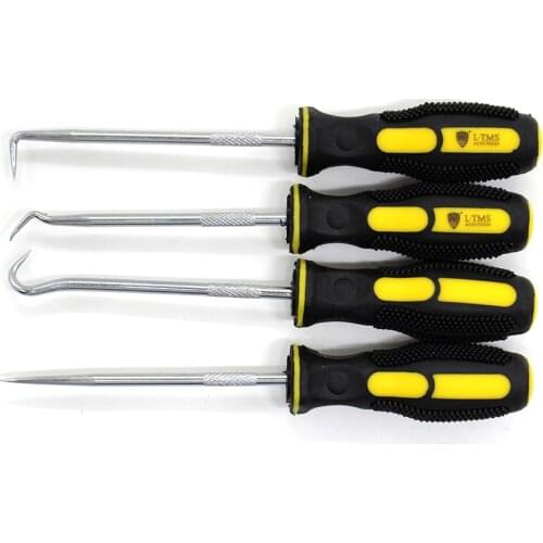 Best quality 4pcs Car Automotive Extra Long Hook And Pick Set O-Ring Seal Remover Craft Tool