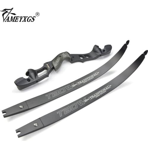 63inch Archery ILF Recurve Bow RH IBO 210FPS Maple Laminated Limbs International General ILF Interface For Hunting Shooting