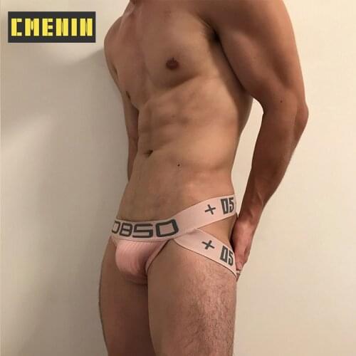 Free Shipping Cotton Quick Dry Gay Men Sexy Underwear Thong Men Jockstrap Letter Men Lingerie Mens Thongs And G strings Sexi