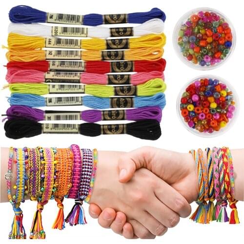 Friendship DIY Bracelet Craft Kit Forever Friend Childrens Art and Crafts DIY Craft Supplies Best Gifts for Friends