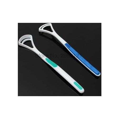 By dhl or ems 500sets 2pcs/set Oral Care Tongue Scraper Cleaner Fresh breath Make Oral Hygiene Toothbrush Tools Hygiene hot