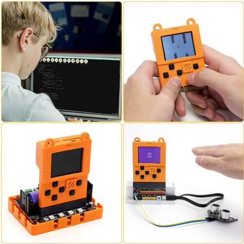 Elecrow Meowbit Codable Console Programmable Game Consoles for Microsoft Makecode Arcade with 1.8inch 160 x 128 TFT Color Screen