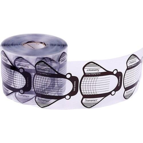 500pcs Nail Forms Gel Extension Sticker French Acrylic Curve False Nails Art DIY Guide Form Manicure Art Tools