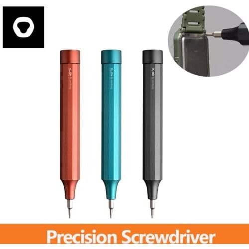HOTO 24 in 1 Precision Screwdriver Pen-shaped Aluminum Alloy Portable mini Screwdrivers with 24 Models of S2 Steel Bits