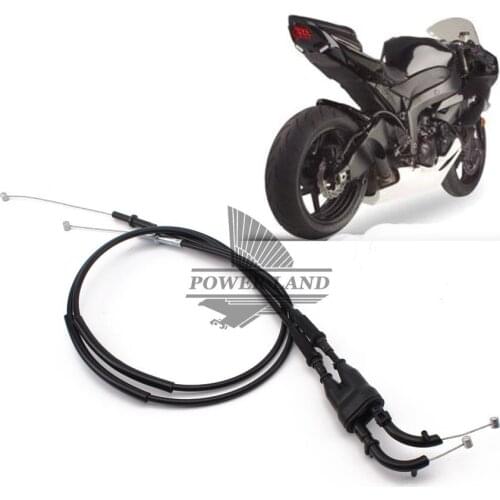 For KAWASAKI ZX6R ZX636 2009-2012 Motorcycle Throttle Cable Rope Brake Oil Accelerator Control Wire Carburetor Line 1pair