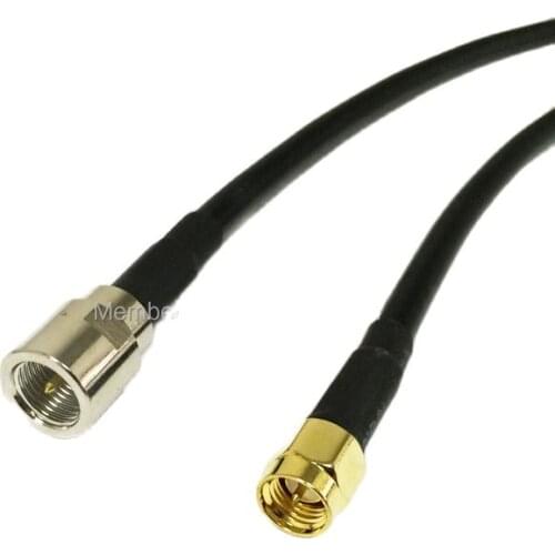 New Modem Coaxial Cable SMA Male Plug Connector Switch FME Male Plug Connector RG58 Cable Pigtail 50CM 20" Adapter