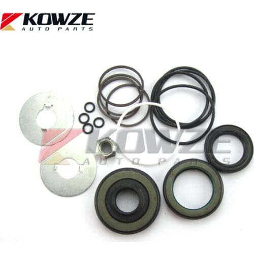 KOWZE Power Steering Gear Rack Repair Seal Gasket Kit fit for Mitsubishi Pajero Montero 2000-2006 MN103373 MR510275 V63 V64 V65