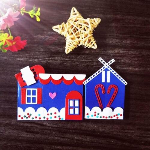 House Metal Cutting Dies for DIY Scrapbooking Album Paper Cards Decorative Crafts Embossing Die Cuts