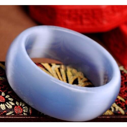 Fashion Jade Bangle Bracelet Jadeite for Natural Jewelry Hand-Carved Charm Round Bangle Bracelets for Women Men