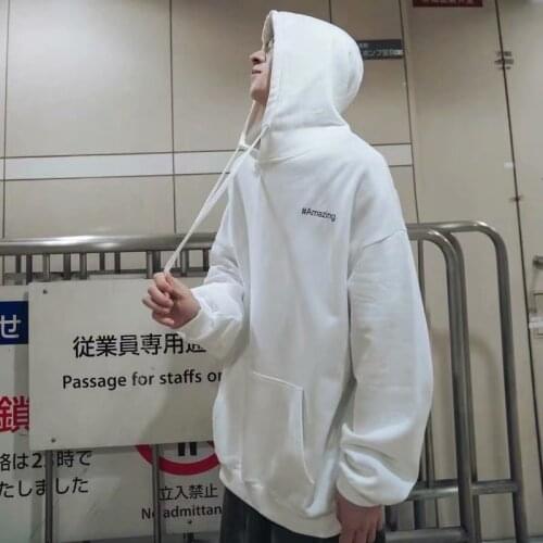 Hooded sweater mens tide brand hip-hop loose autumn shirt ins Hong Kong style 2019 new vetiver coat hoodie 12 colors available