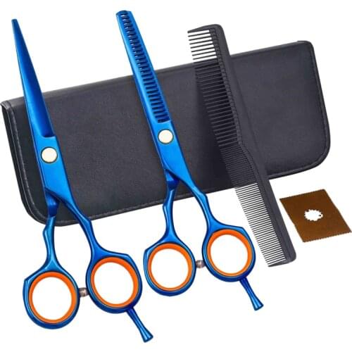 6 Inch Stainless Steel Professional Haircut Cutting Thinning Shears Scissors Set Hair Barber Scissor