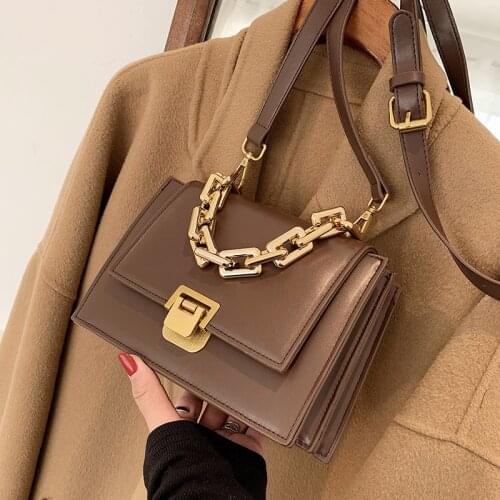 2021 New Fashion Luxury Chain Shoulder Bags Crossbody Bags For Women Vintage High Quality Handbags Tote Female Flap Purse