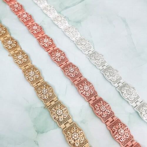 Algerian style abaya belt, adjustable length belt