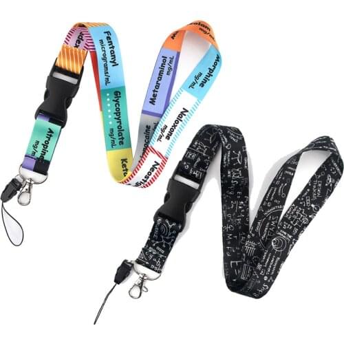 Equation Classical Style Lanyard For keys The 90s Phone Working Badge Holder Neck Straps With Phone Hang Ropes webbings ribbons