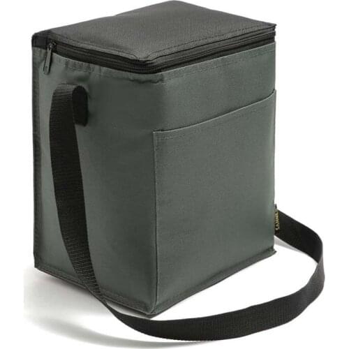 10L portable lunch bag thermal picnic box ice pack meal drinks wine fresh insulated shoulder cooler bag cans holder cool bag