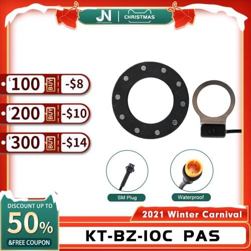 KT Waterproof Ebike PAS Sensor BZ-10C Dual Hall Sensors Pedal Assist Sensor for Electric Scooter Bicycle Conversion Accessories