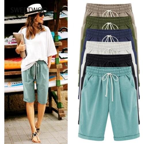 Womens Sports Shorts High Waist Lash Loose Fitness Jogging Yoga 5 Point Sports Shorts