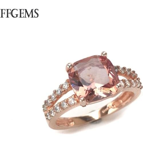 FFGems Elegant Zultanite Rings Real 925 Sterling Silver Created Diaspore Color Change for Women Wedding Party Fine Jewelry