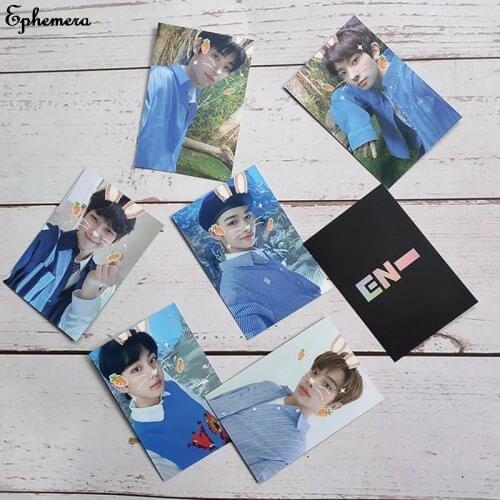 7/12PCS/Set KPOP ENHYPEN IU MONSTA X《BEAUTY+》 Photocard HD Photo Cards Album Photocard for Fans Gifts