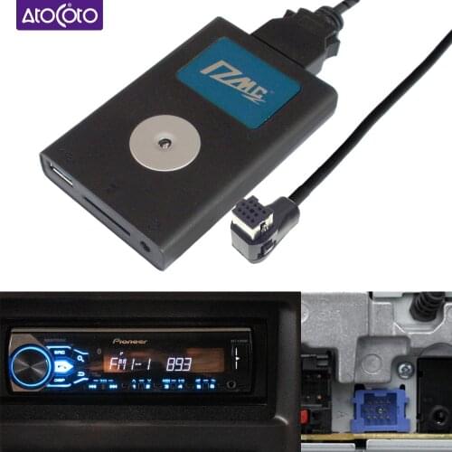 Car DMC Digital CD Changer Bluetooth USB SD Drive AUX Adapter for Pioneer Radio iP-BUS KEH-P6200-W MEH-P055 DEH-88 KEH-P8600R