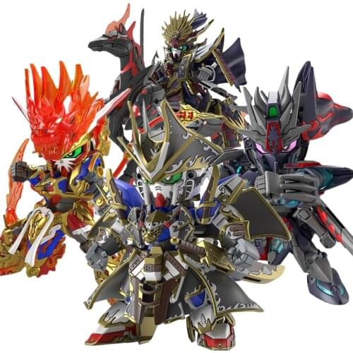Bandai SD GUNDAM WORLD SANGOKU SOKETSUDEN Assembly Model SDW BB World Heroes Edward Son Goku Sasuke Oda Nobunaga Gundam