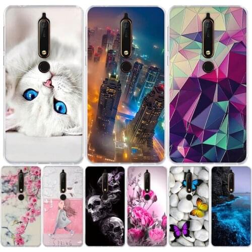 Mobile Case For Nokia 6.1 Cover For Capa Nokia 6 2018 Case silicone TPU Luxury Shell For Funda Nokia 6.1 Phone 2018 Cover Bag