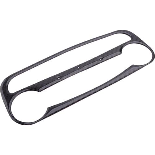 DWCX Carbon Fiber Black Roof Reading Light Panel Decoration Cover Sticker Trim Fit For Audi TT TTRS 2008 2009 2010 2011-2014