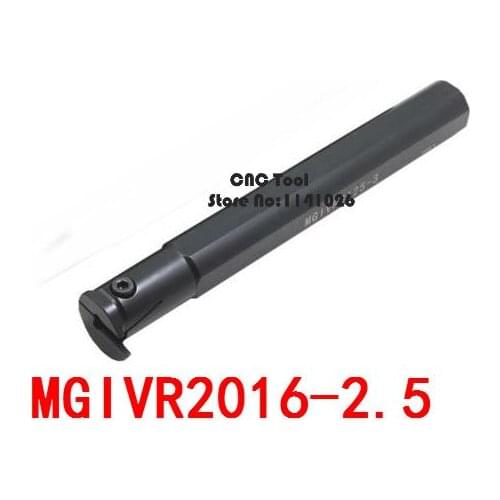MGIVR2016-2.5/MGIVL2016-2.5 CNC Internal Grooving Lathe Tool Holder,Grooving Parting Cutting Tool Holder For MGMN250 Inserts