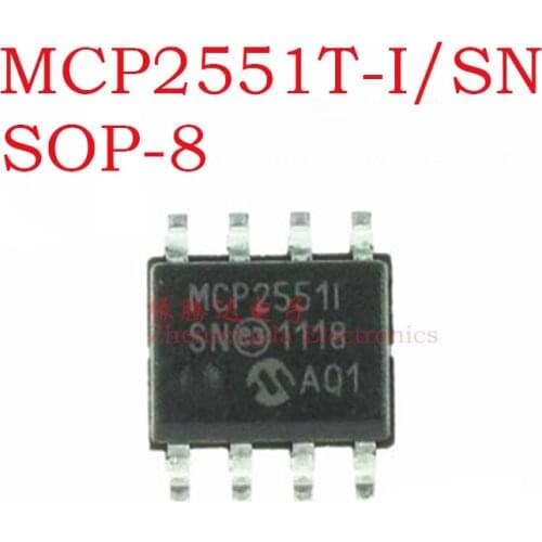 MCP2551T-I/SN MCP2551 MCP2551T MCP2551T-I SOP-8 MCU