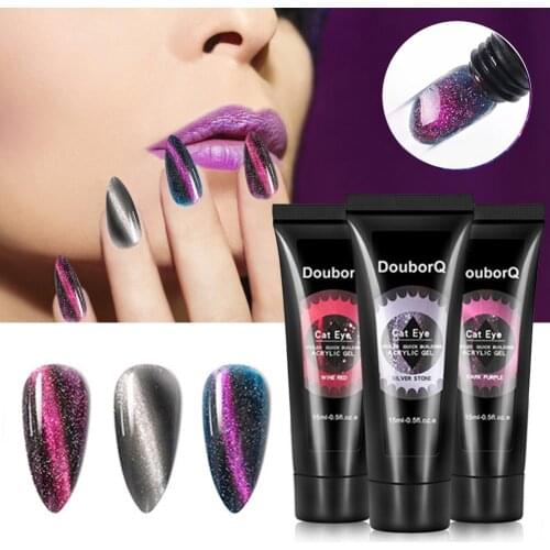 Cat Eye Nail Gel Set Nails Gel Set Glitter Nail Extension Gel Cat Eye Nail Art Tool Soak Off Semi Vernis Permanant UV LED Varnis