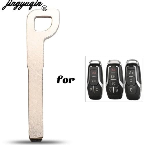 Jingyuqin 10pcs/Lot Remote Control Car Key Blade Fob For Ford Mustang Edge Explorer Fusion Mondeo Kuka Key Blade Replacement