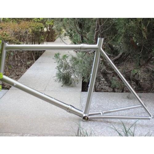 Custom titanium road bike frame , titanium couples bicycle frame with breeze dropouts, Chinese titanium race bike frame