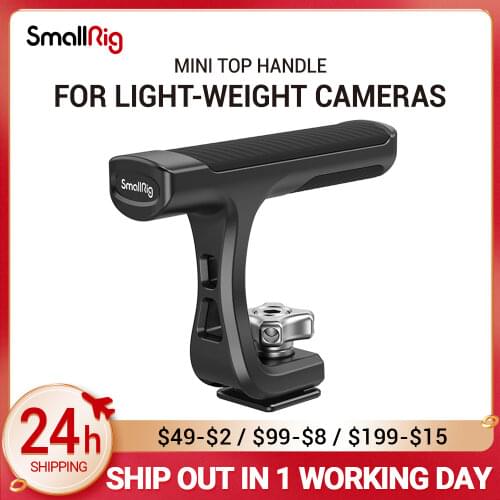 SmallRig Mini Top Handle for Light-weight Cameras Mounts to camera’s hot shoe or cold shoe 2760