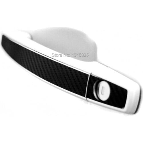 Aliauto 4 x Carbon Fiber Vinyl car Door Handle Protective Sticker for Chevrolet/ Holden Cruze Malibu