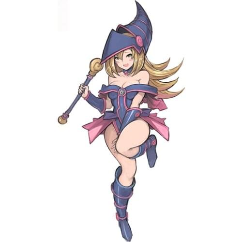 Personality Dark Magician Girl Yu-Gi-Oh Vinyl Car Stickers Vehicle Windshield Decal Sunscreen Car Door Protector Apply To Car