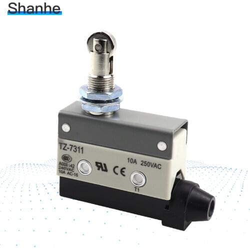 Hight Quality TZ-7311 tend Parallel Roller Plunger Actuator Momentary Micro Switch