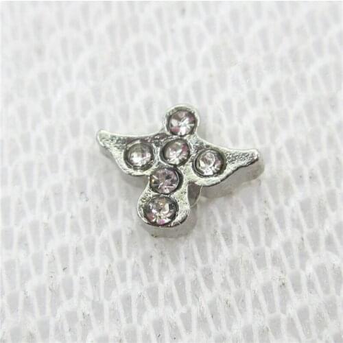 30pcs/lot Crystal Peace Dove Bird Floating Charms Living Glass Memory Floating Lockets Pendants Charms DIY Jewelry Charms