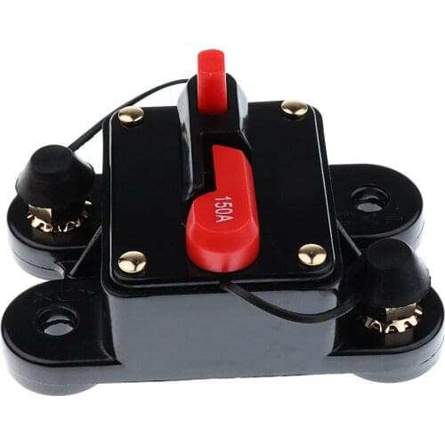 12V DC Circuit Breaker, High Performance Circuit Breaker for Car Audio - 150A