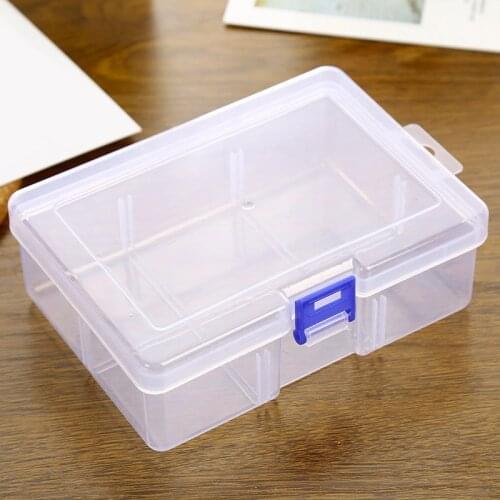Large Transparent Plastic Storage Box Clear Square Multipurpose-Display Case Large Capacity Holder Case Organizer Container